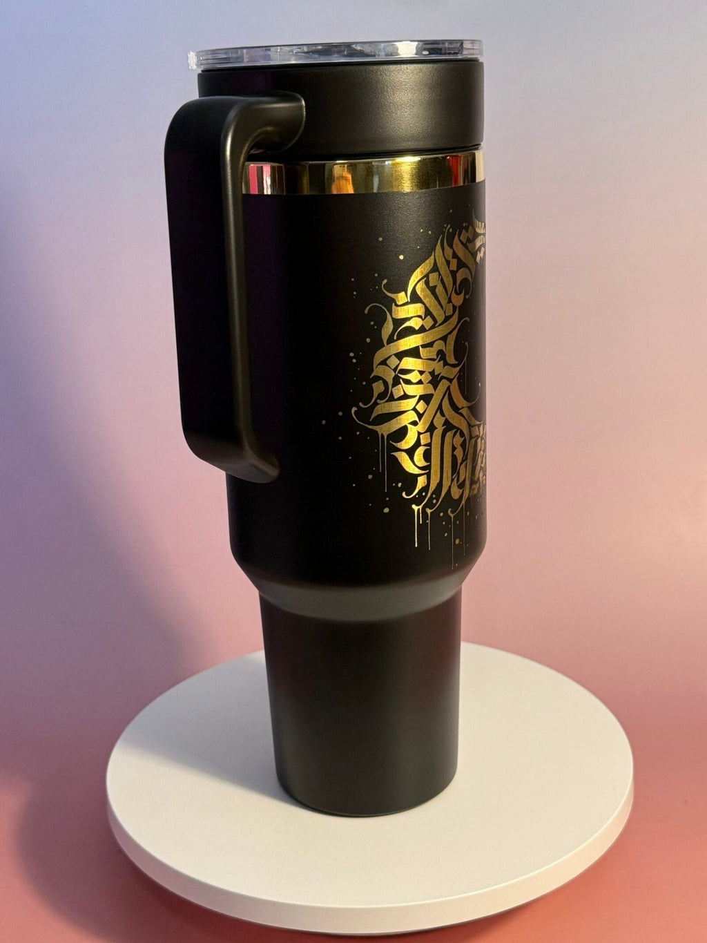 Calligraphy Moon – Artwork by Luke Garcia - tattootumblers