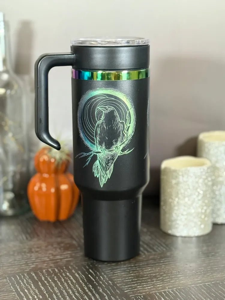 Crow - Artwork by Ryan Sherwood - tattootumblers