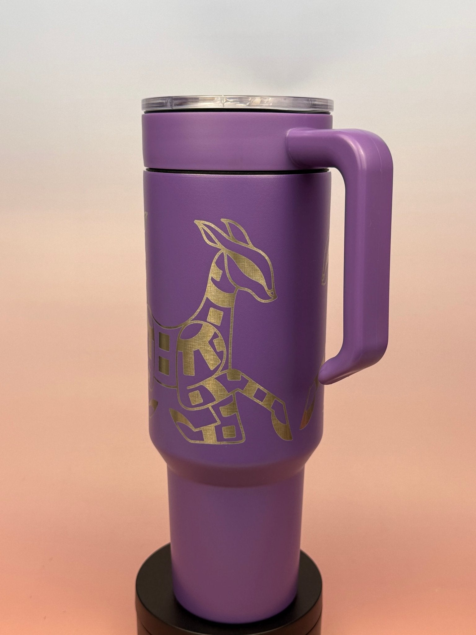 Geometric Deer – Artwork by Chloe Lorenzen - tattootumblers