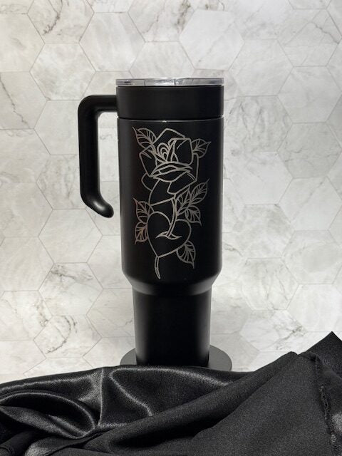 Heart Rose – Artwork by Jenni Redden - tattootumblers