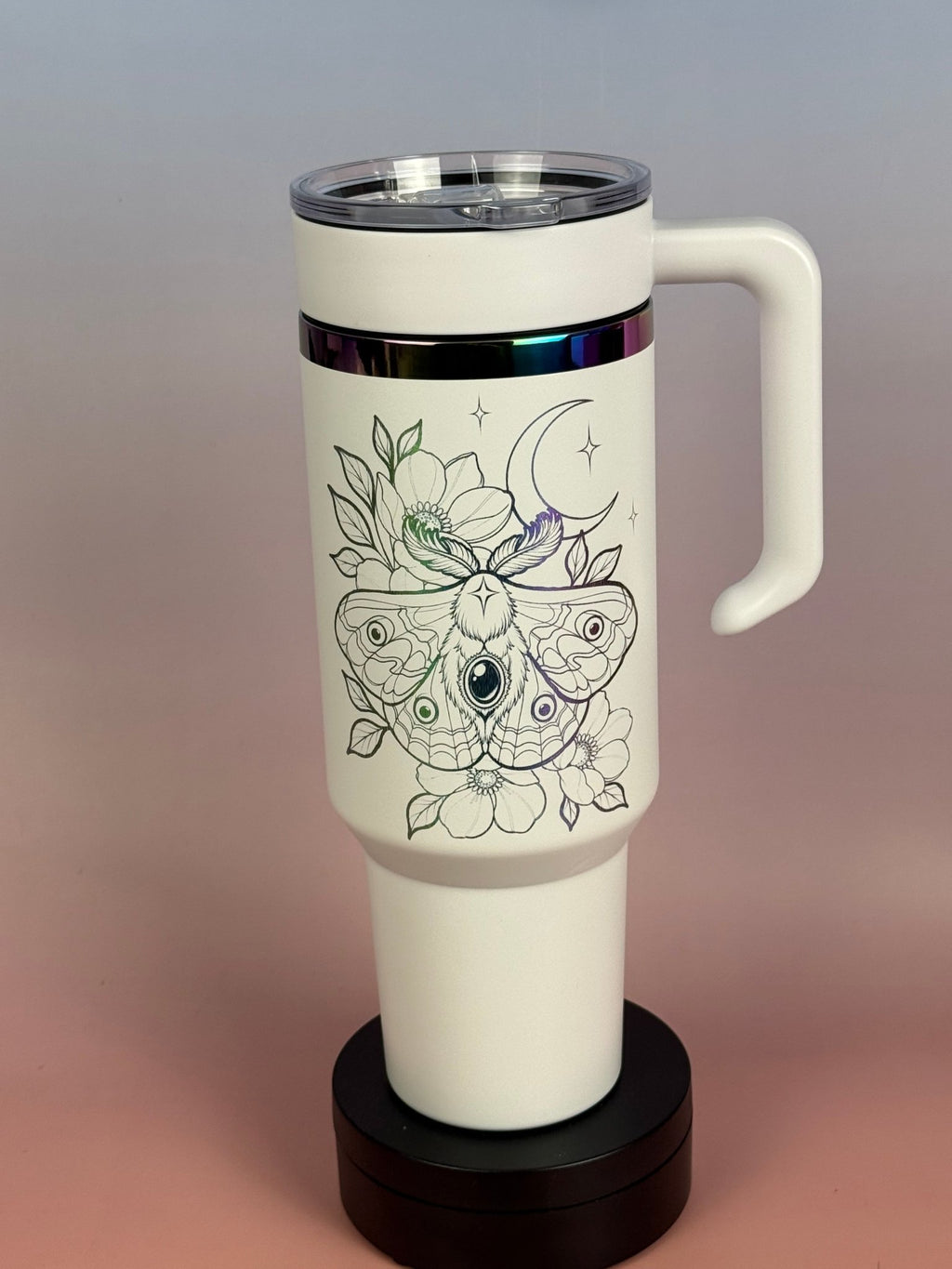 Lunar Moth – Artwork by Mandei Mayhem - tattootumblers