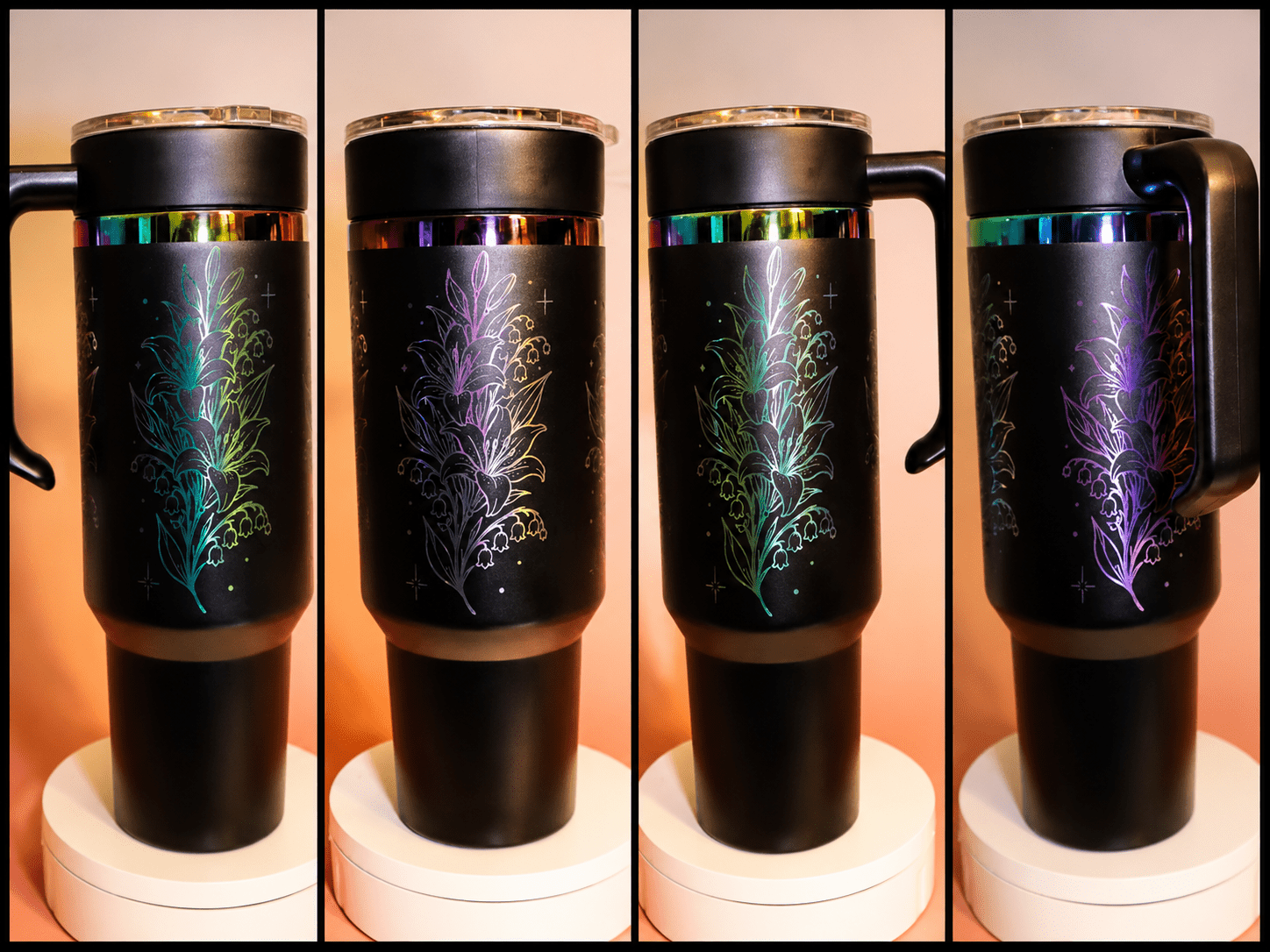 Moonlit Lillies – Artwork by Mandei Mayhem - tattootumblers