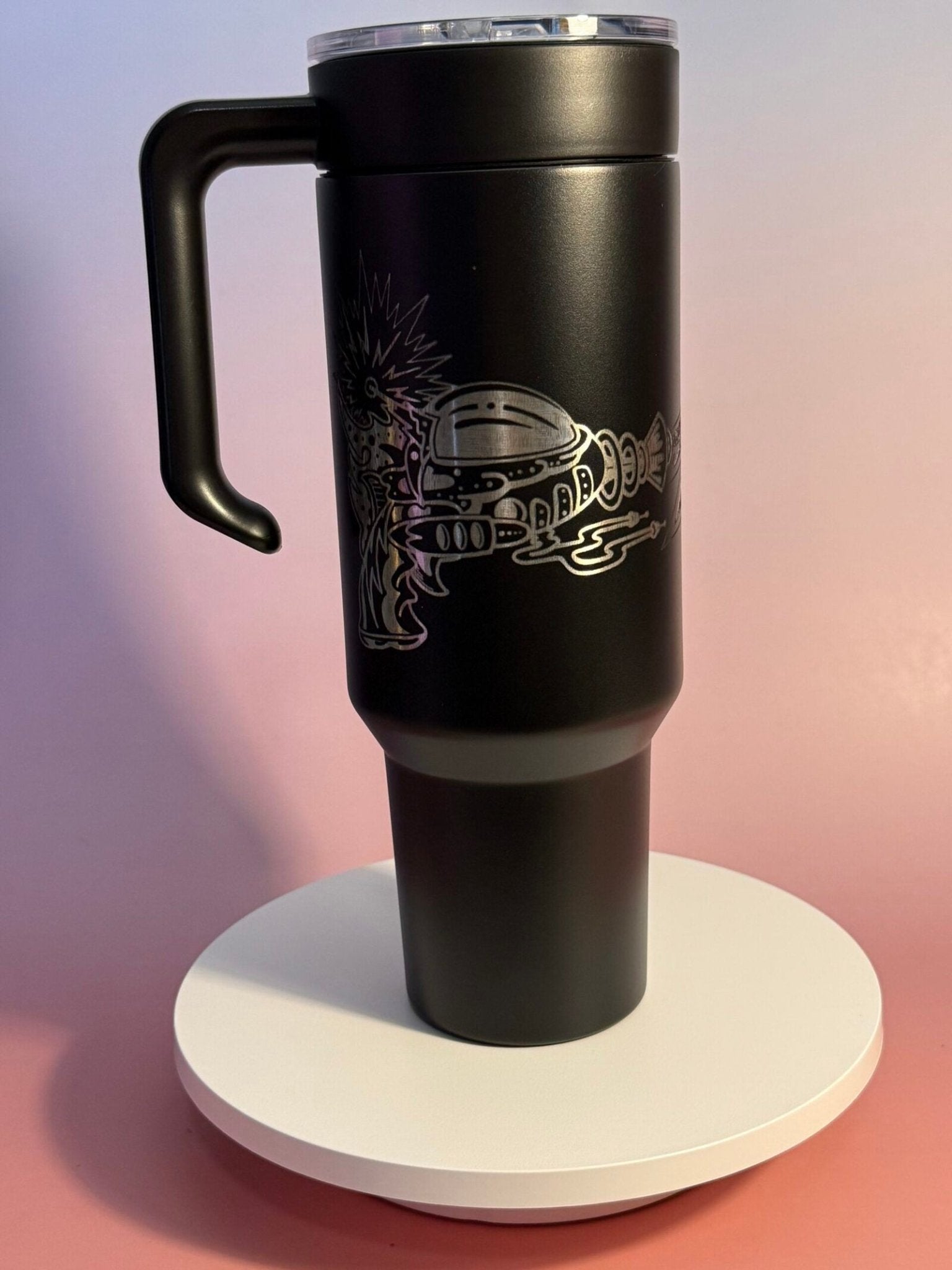 Space Laser – Artwork by Nick Males - tattootumblers