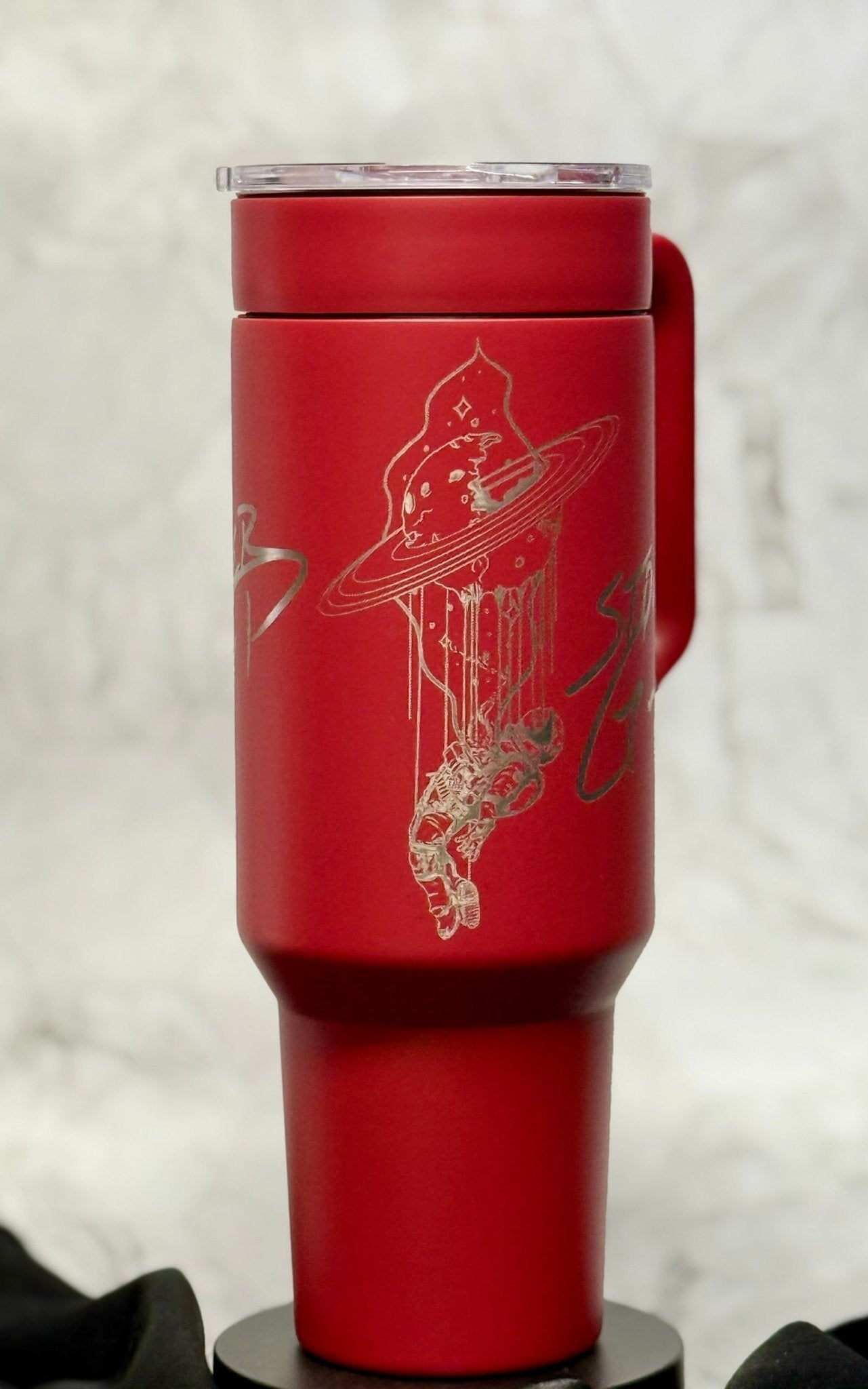 Stoner Gump Collection - Melting Planet Astronaut - Artwork by Ryan Sherwood - tattootumblers