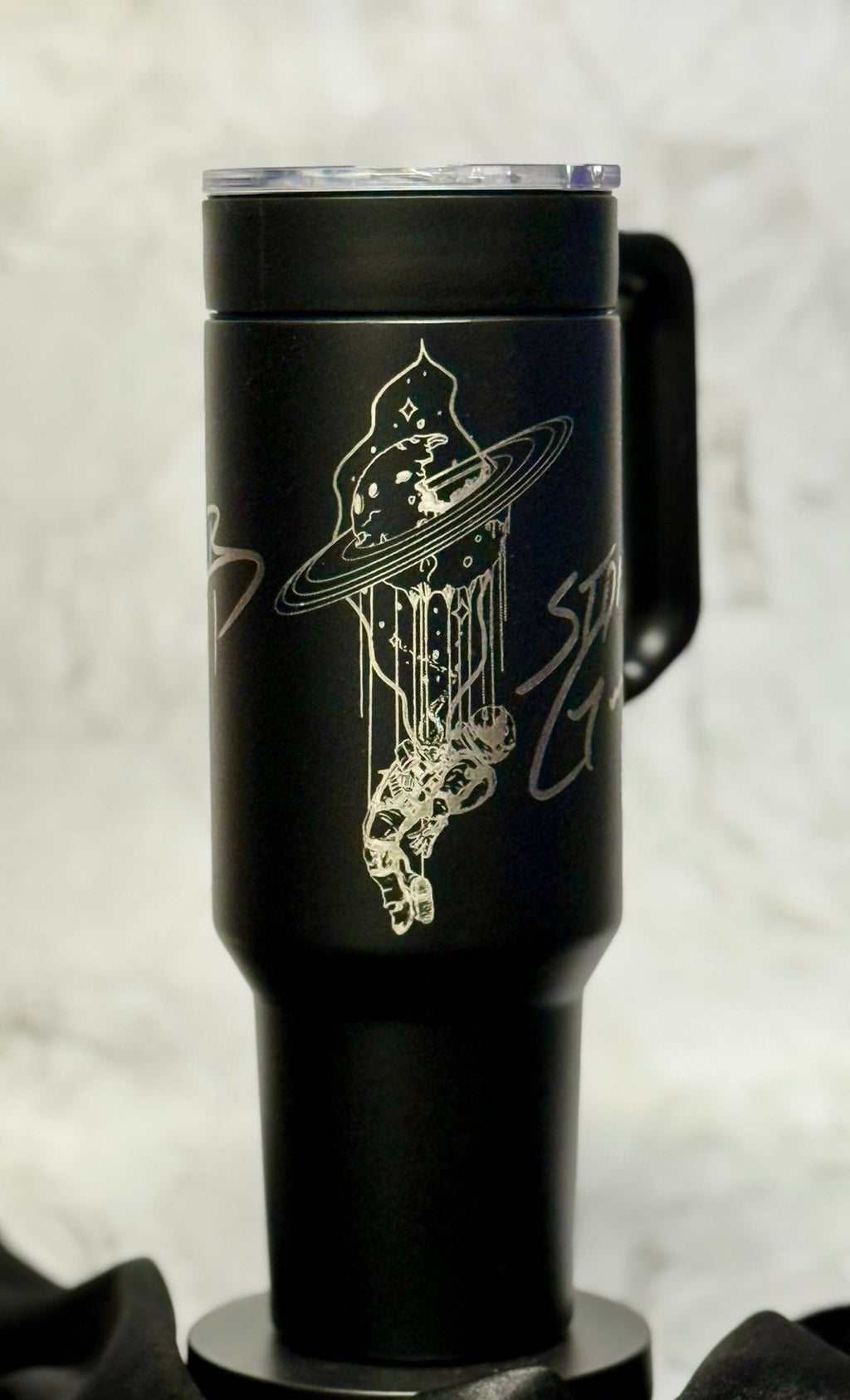 Stoner Gump Collection - Melting Planet Astronaut - Artwork by Ryan Sherwood - tattootumblers