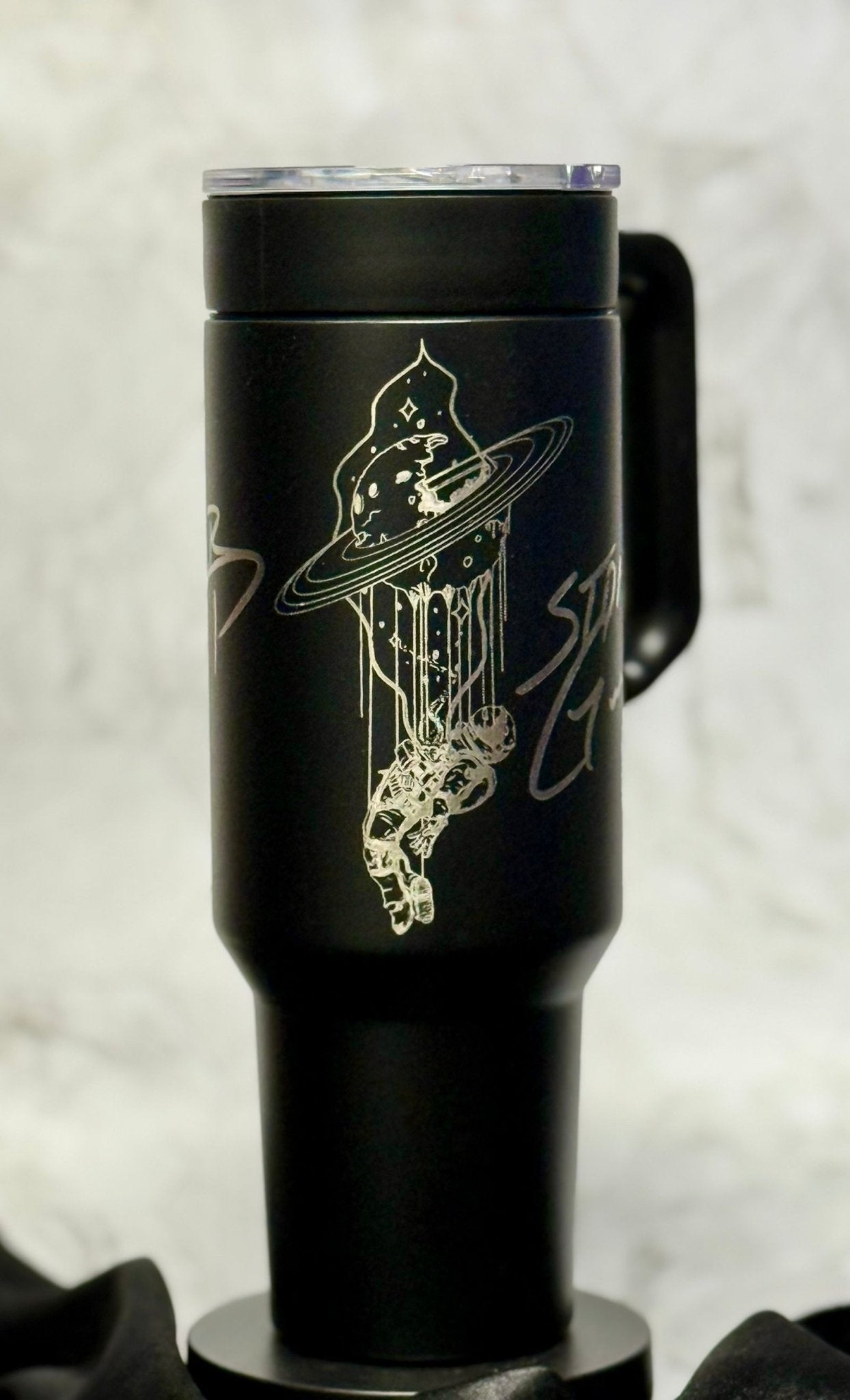Stoner Gump Collection - Melting Planet Astronaut - Artwork by Ryan Sherwood - tattootumblers