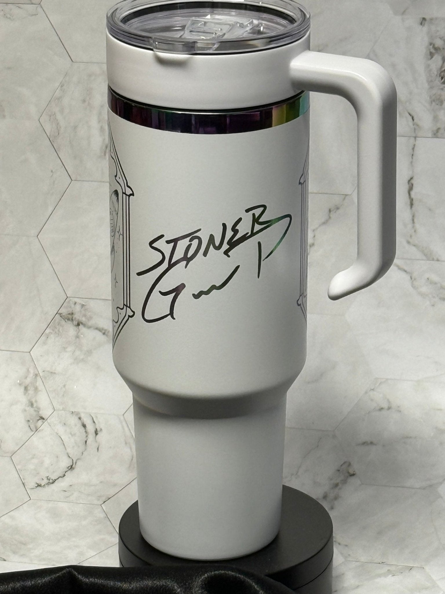 Stoner Gump Collection - Spaceship! - Artwork by Jenni Redden - tattootumblers