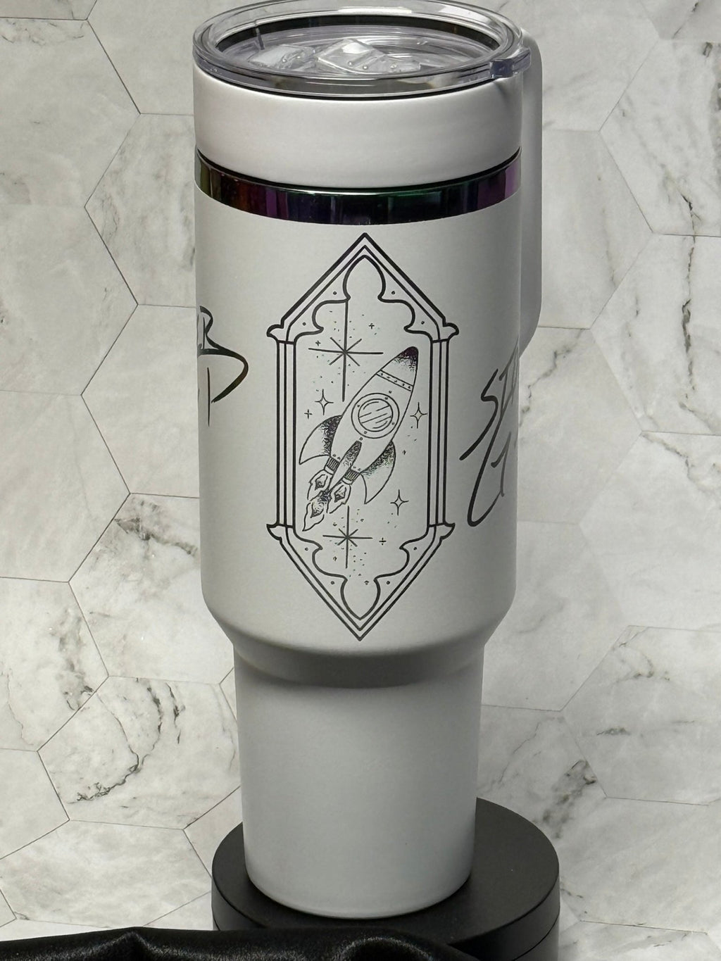 Stoner Gump Collection - Spaceship! - Artwork by Jenni Redden - tattootumblers