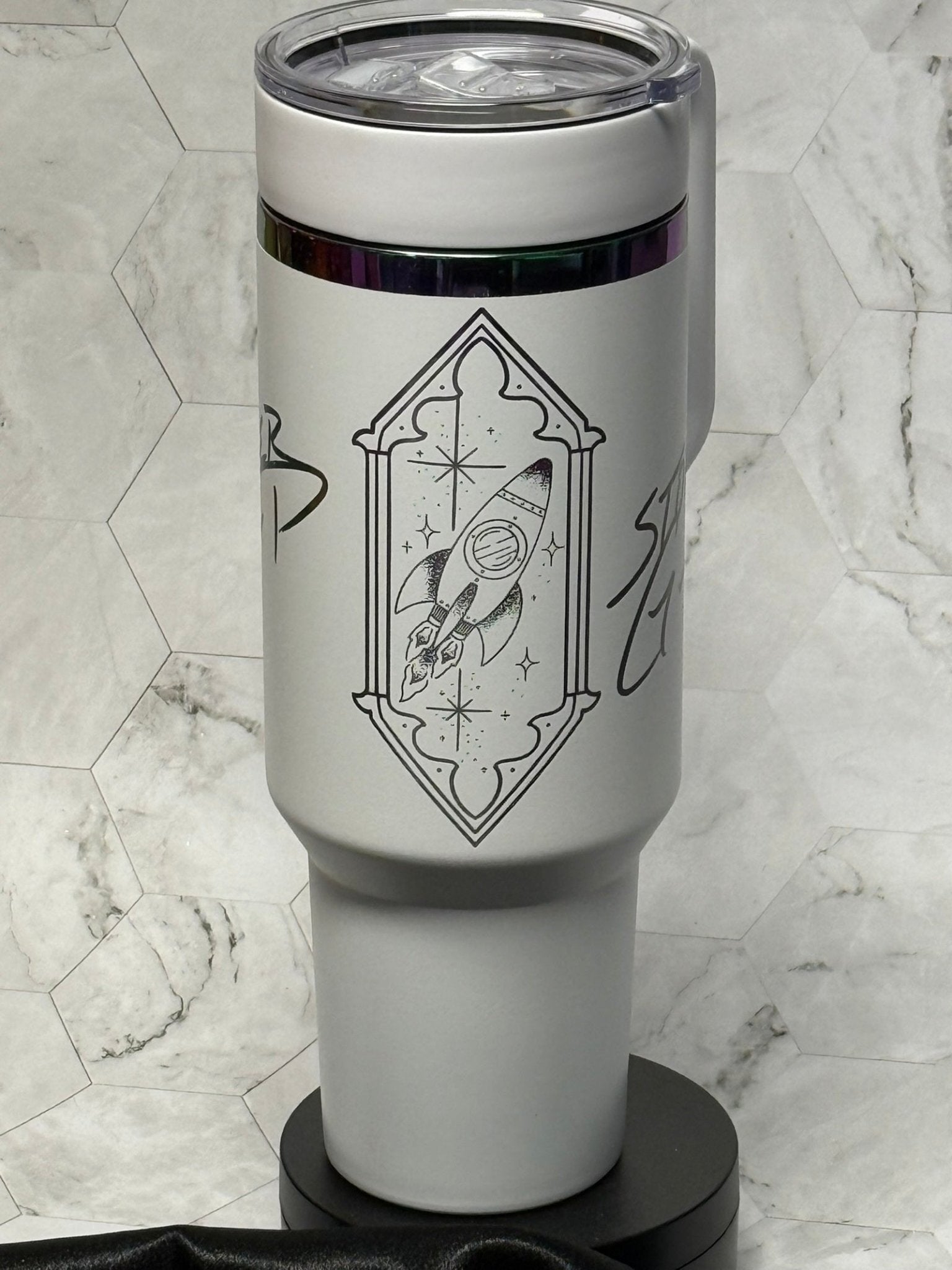 Stoner Gump Collection - Spaceship! - Artwork by Jenni Redden - tattootumblers