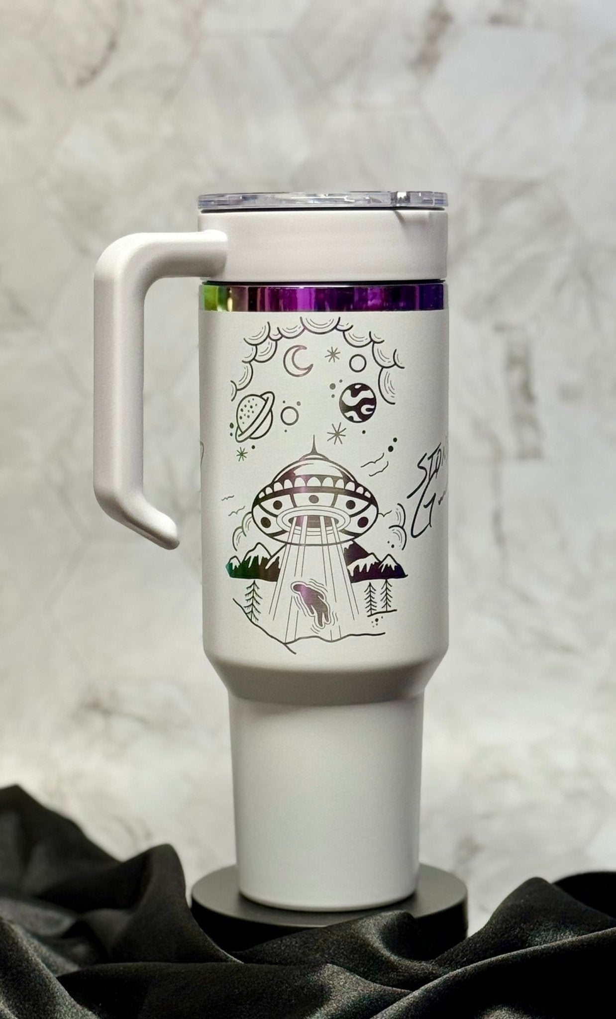 Stoner Gump Collection - UFO Abduction - Artwork by Alex Smith - tattootumblers