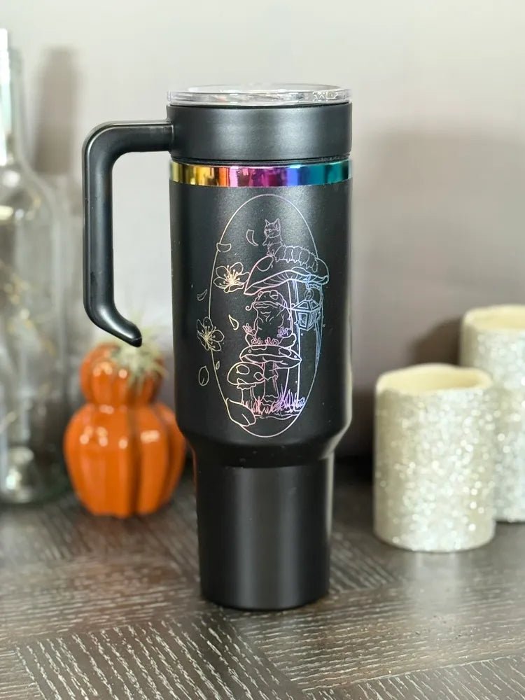 Thinking Frog - Artwork by Ryan Sherwood - tattootumblers