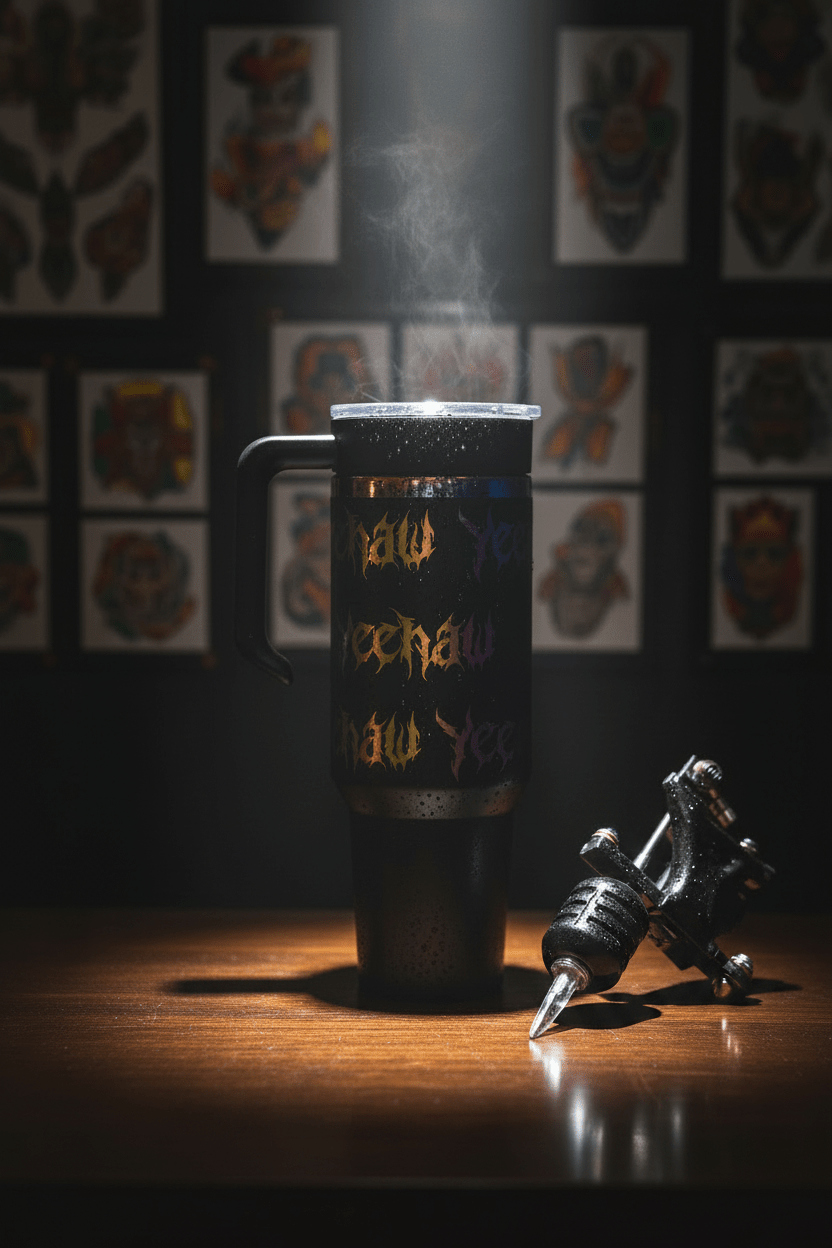 “Yeehaw” Script – Artwork by Alex Smith - tattootumblers